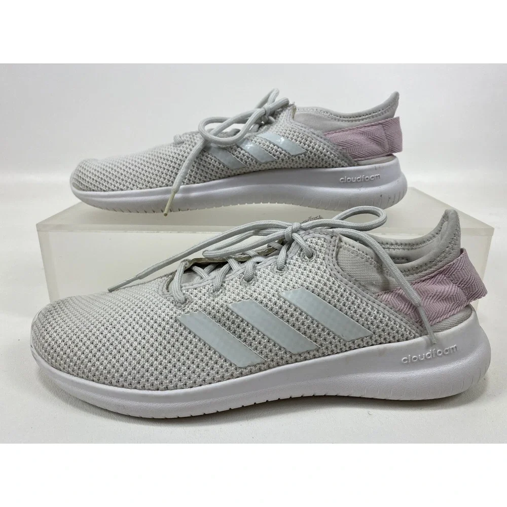 Adidas Womens Running Shoes Cloudfoam QT Flex White DB0242 2018 Low Top‎ US 8